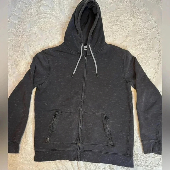 Zara SPLATTERED ZIP SWEATSHIRT - Picture 1 of 3